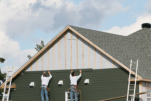 Professional Vinyl Siding technician working in Drayden, MD